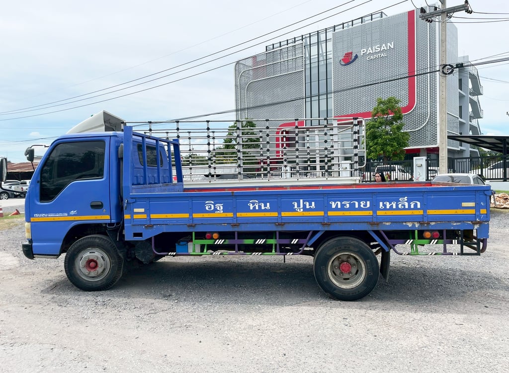 6 ล้อ ดั้ม น้ำเงิน ISUZU NPR 130 แรง ปี 44 ยาว 4.4 x 2.1 m 6 ล้อ ดั้ม น้ำเงิน ISUZU NPR 130 แรง ปี 44 ยาว 4.4 x 2.1 m