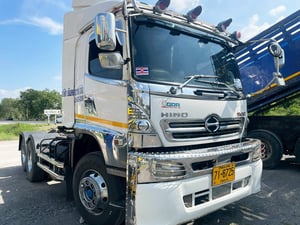 10 ล้อ หัวลาก ขาวนำทรัพย์  HINO FM1A 344 แรง ปี 52