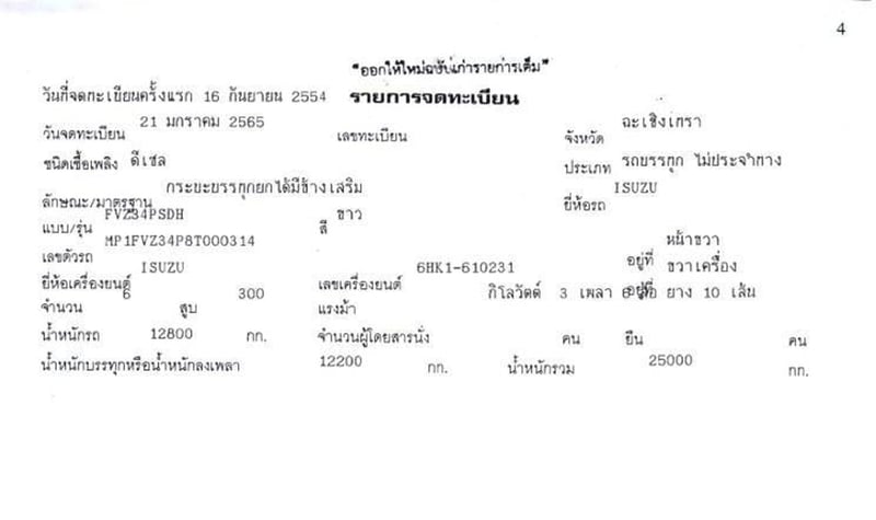10 ล้อ ดั้ม ISUZU FVZ 300 แรง ปี 54  เกียร์เดิม พร้อมใช้งาน