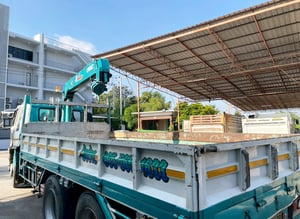 10 ล้อ ติดเครน HINO FL3H 195 แรง ปี 36