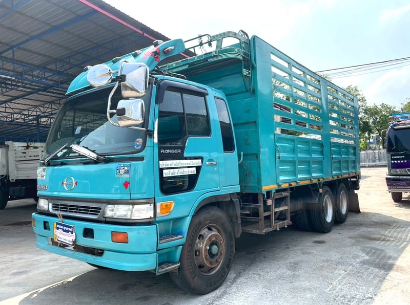 สิบล้อล่อง เขียวมิ้น เข้ามาแล้ว  ISUZU FL3H  195 แรง ปี 42
