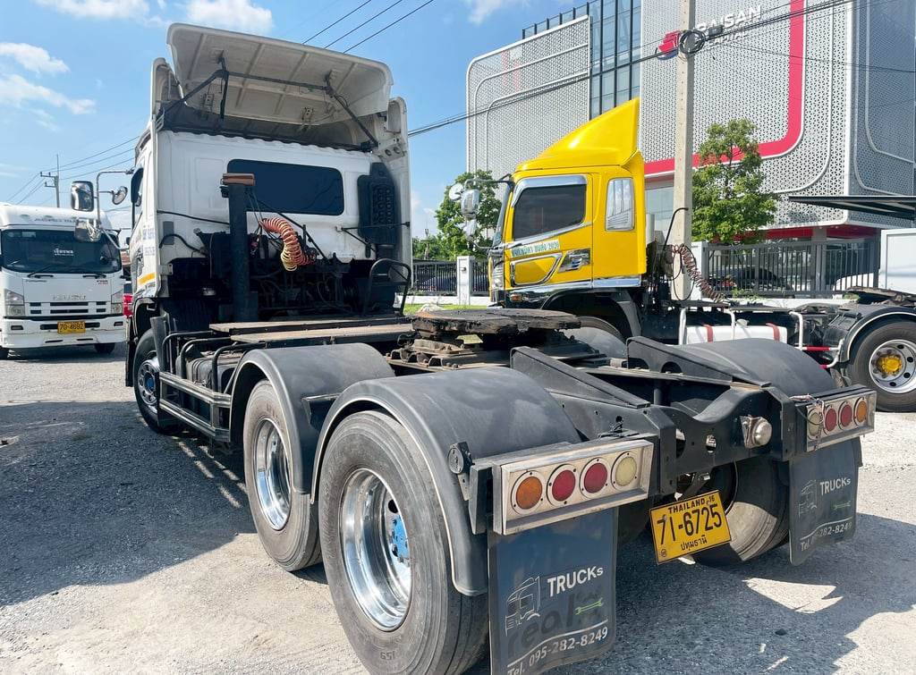 10 ล้อ หัวลาก ขาวนำทรัพย์ HINO FM1A 344 แรง ปี 52 10 ล้อ หัวลาก ขาวนำทรัพย์ HINO FM1A 344 แรง ปี 52