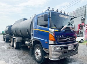 รถบรรทุกของเหลว 10 ล้อ พร้อมหาง HINO FM1A 344 แรง ปี 51