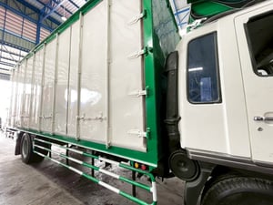 6 ล้อ ตู้บรรทุกเขียว 10 บาน HINO FF1J 210 แรง ปี 43