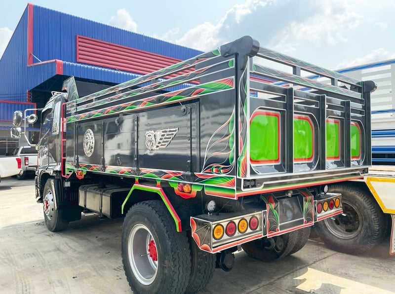 6 ล้อดั้ม เทา HINO FG8J 212 แรง ปี 58