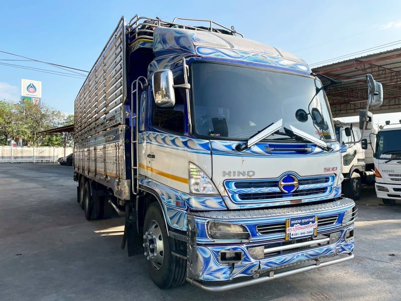 10 ล้อ คอกเกษตร HINO FL1J 212 แรง ปี 48 7.6 x 2.5 x 2.4 m