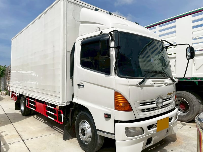 6 ล้อ ตู้บรรทุกขาว HINO FC4J 144 แรง ปี 47 6 ล้อ ตู้บรรทุกขาว HINO FC4J 144 แรง ปี 47
