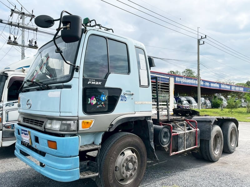 10 ล้อ หัวลาก สีฟ้า HINO FM2K 240 แรง ปี 42 
