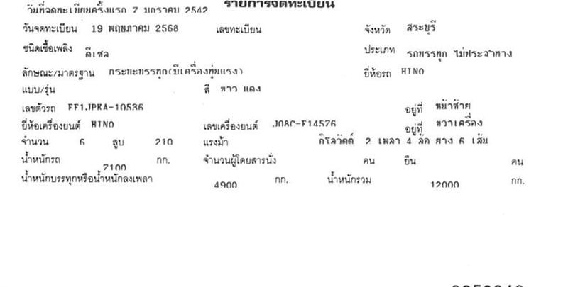 รถเครน มาแล้ว  HINO FF1J 6 ล้อ 210 แรง ปี 42