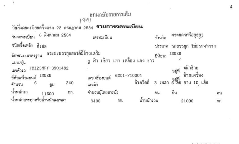 สิบล้อ ISUZU FXZ 23 240 แรง ปี 34 สิบล้อ ISUZU FXZ 23 240 แรง ปี 34