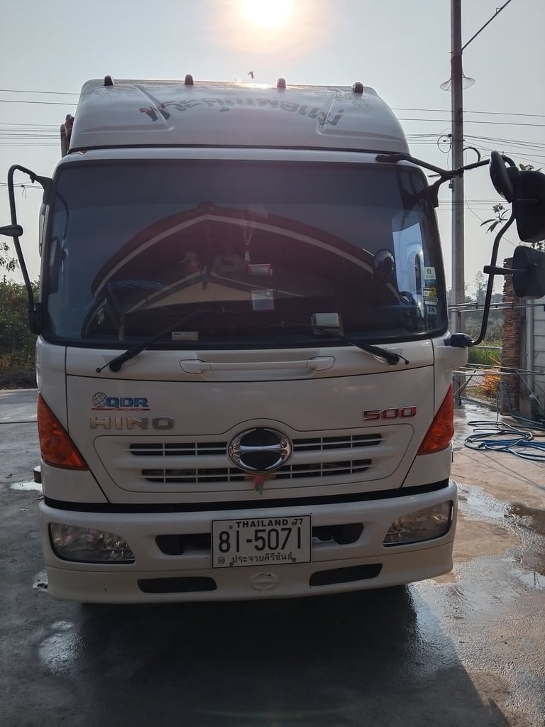 HINO FC9JJLA 175แรงม้า รถบรรทุก 6ล้อ กระบะคอกสูง ปี2012 เลขไมล์น้อยกว่า 100,000 กม.