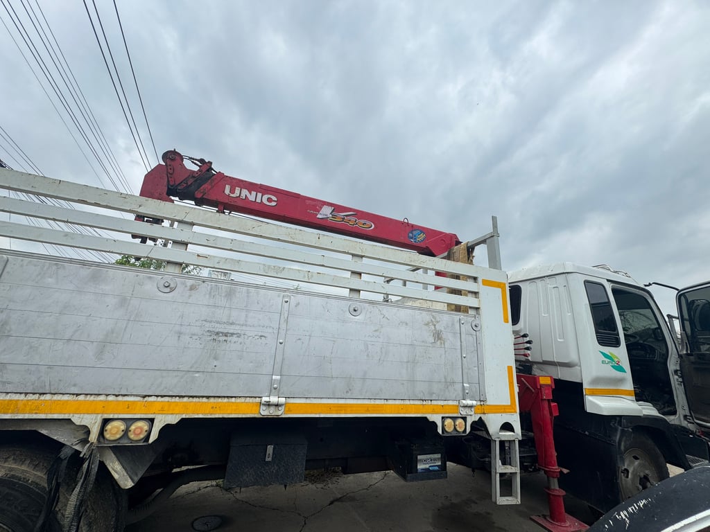 ISUZU FRR 2แรงม้า รถบรรทุก 6ล้อ กระบะเหล็กติดเครน ISUZU FRR 2แรงม้า รถบรรทุก 6ล้อ กระบะเหล็กติดเครน