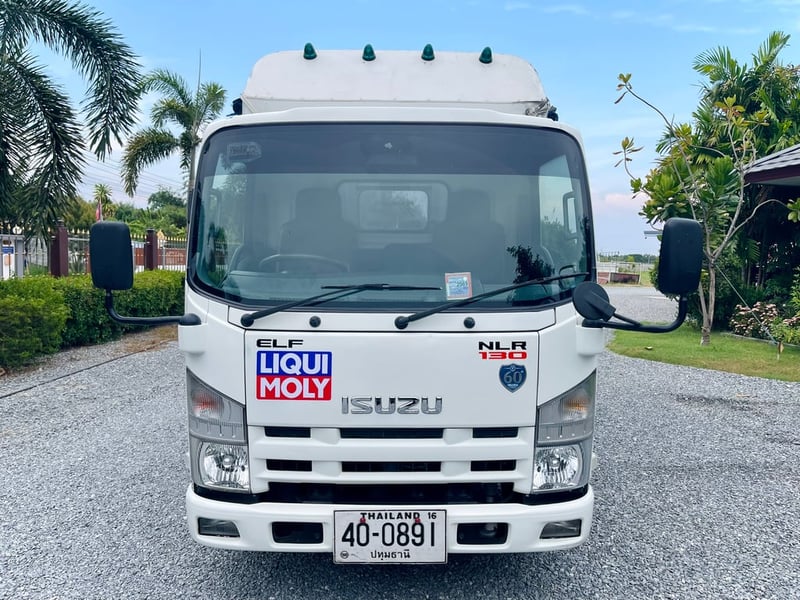 ISUZU NLR 130 4 ล้อ 2 แถวพร้อมที่นั่ง แรงเทอร์โบ รถห้างแท้ ปี 2560 