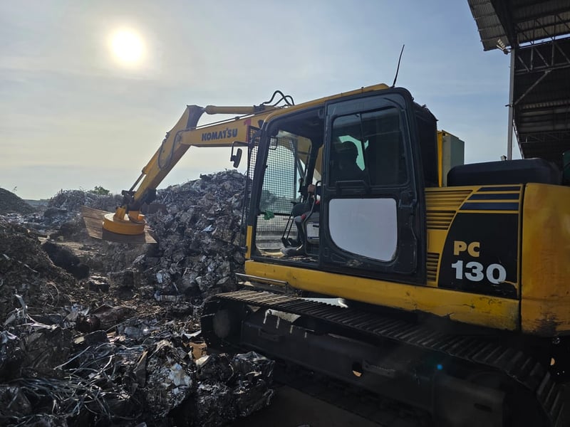 SMC แม่เหล็กไฟฟ้าติดรถแม็คโครขนาด110cmรถแม็คโครpc200, SK200 , SX1-2 , CAT 315 , SANY 215