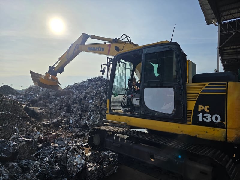 SMC แม่เหล็กไฟฟ้าติดรถแม็คโครขนาด110cmรถแม็คโครpc200, SK200 , SX1-2 , CAT 315 , SANY 215