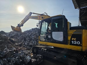 SMC แม่เหล็กไฟฟ้าติดรถแม็คโครขนาด110cmรถแม็คโครpc200, SK200 , SX1-2 , CAT 315 , SANY 215