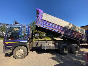 ISUZU GIGA360 360แรงม้า รถบรรทุก 10ล้อ พ่วงแม่ลูก ปี 65