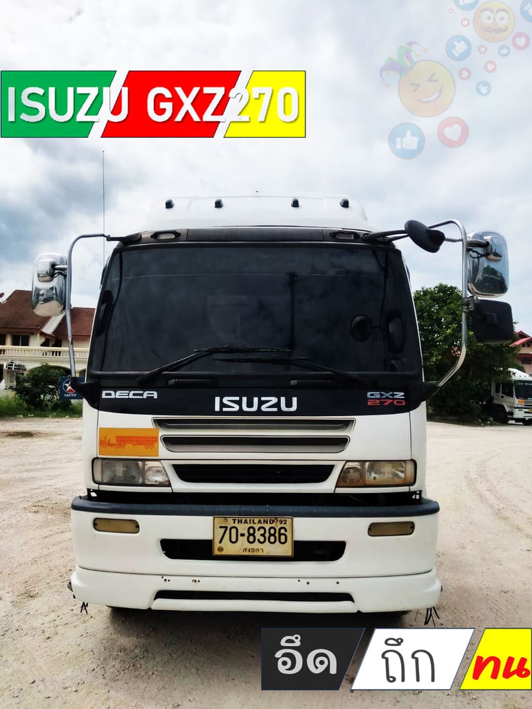ISUZU GXZ 270แรงม้า รถบรรทุก หัวลาก 10ล้อ หัวลาก เฉพาะหัว ปี2004