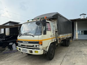 ISUZU FSR11 145แรงม้า รถบรรทุก 6ล้อ กระบะคอกสูง ปี1994 เลขไมล์มากกว่า 800,000 กม.