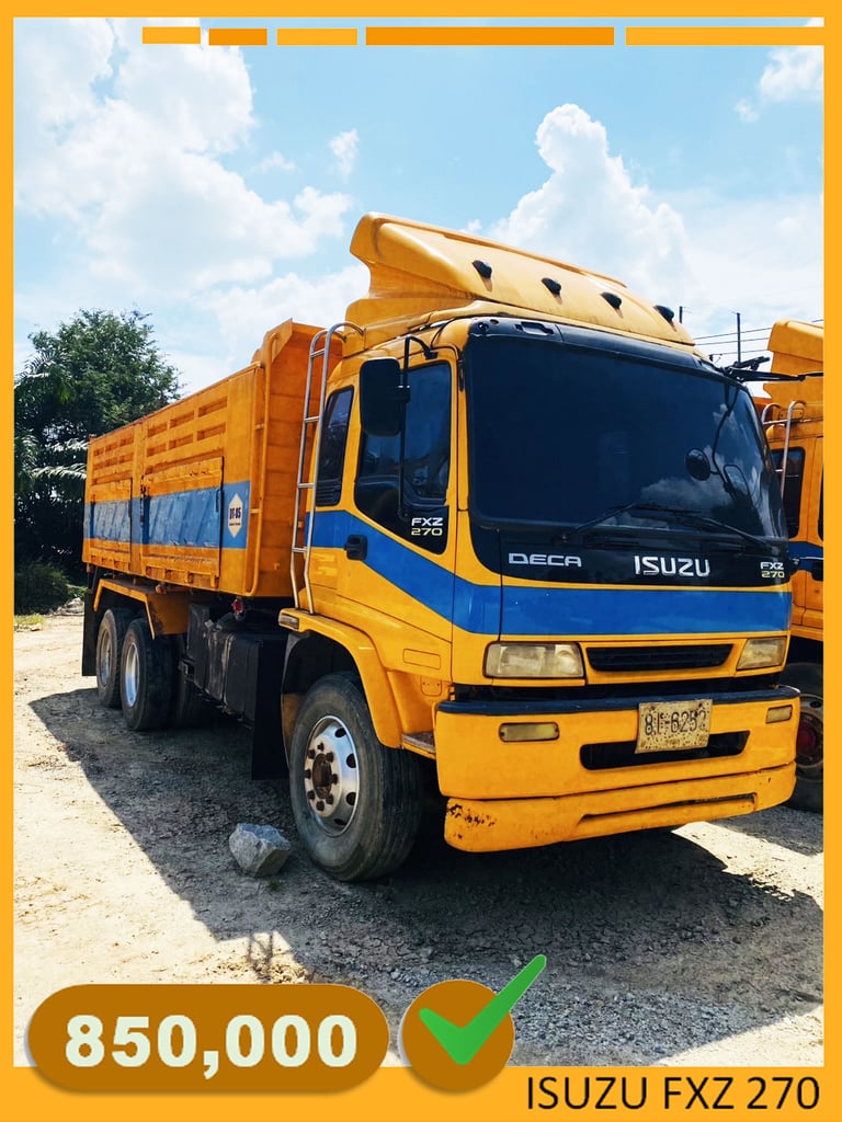 ISUZU FXZ 270แรงม้า รถบรรทุก 10ล้อ ดั้มพ์ ปี2005
