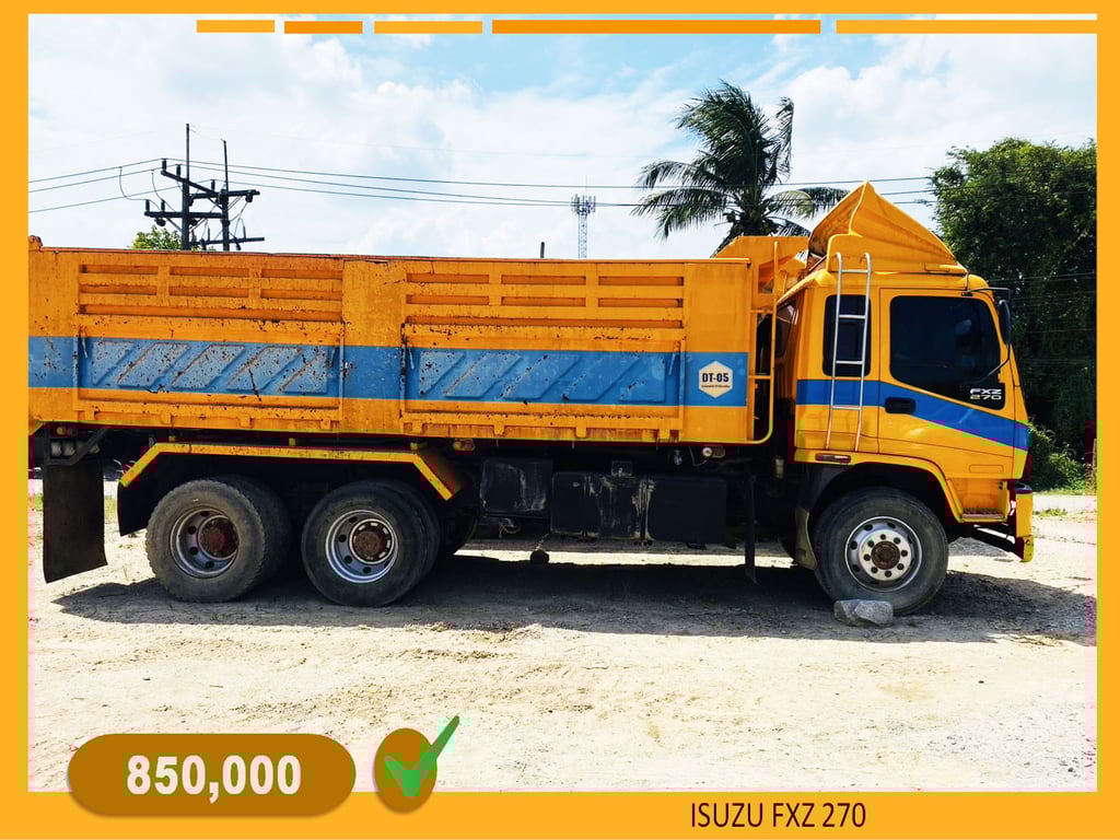 ISUZU FXZ 270แรงม้า รถบรรทุก 10ล้อ ดั้มพ์ ปี2005