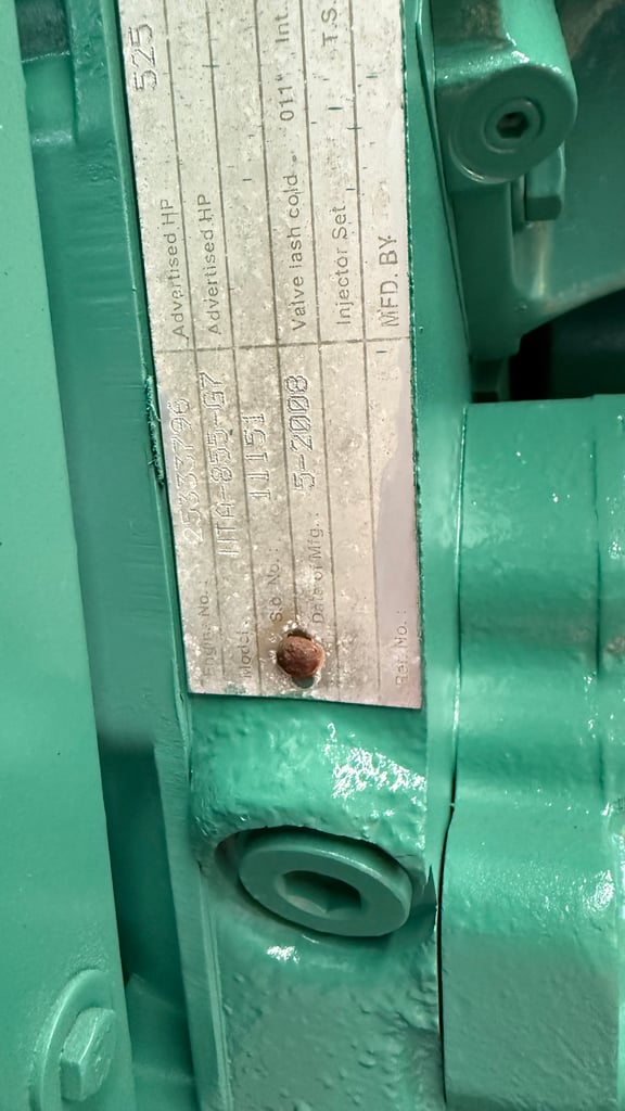 เครื่องปั่นไฟคัมมิ่นส์มือสอง ขนาด400Kva เครื่องปั่นไฟคัมมิ่นส์มือสอง ขนาด400Kva