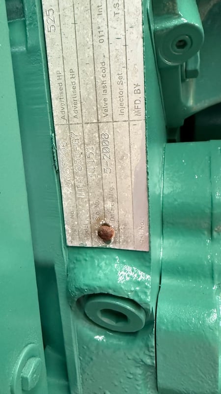 เครื่องปั่นไฟคัมมิ่นส์มือสอง ขนาด400Kva