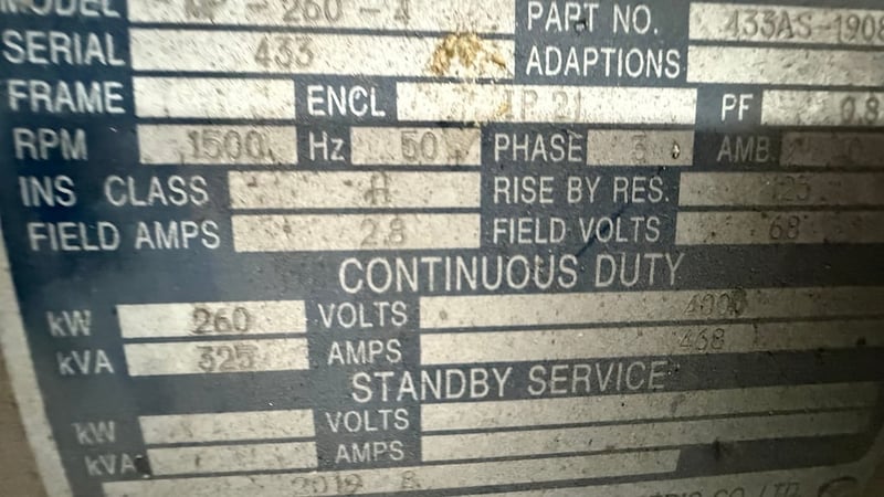 เครื่องปั่นไฟคัมมิ่นส์มือสอง