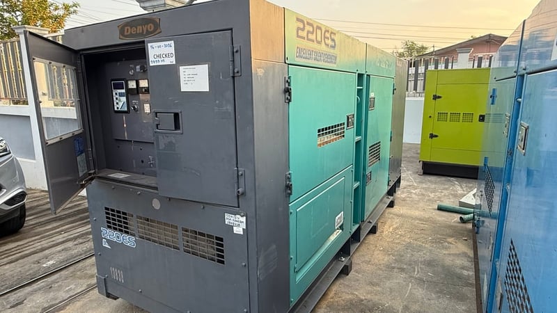 เครื่องปั่นไฟมือสอง เดนโย่