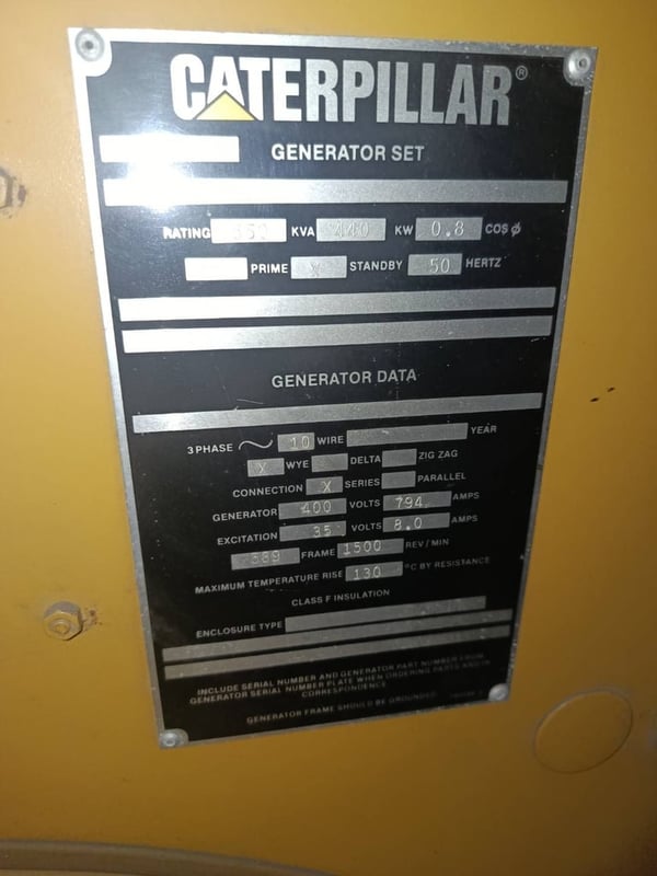 เครื่องปั่นไฟมือสอง ขนาด 550 Kva เครื่องปั่นไฟมือสอง ขนาด 550 Kva