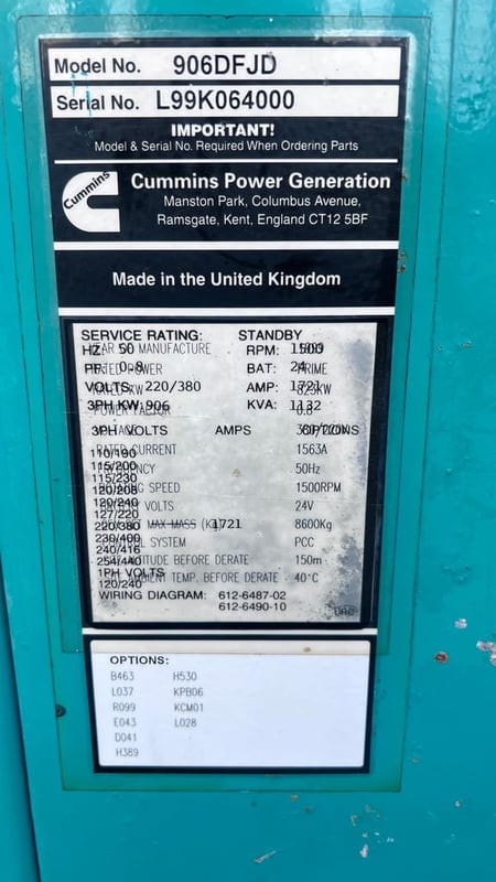 เครื่องปั่นไฟมือสอง เครื่องปั่นไฟมือสอง