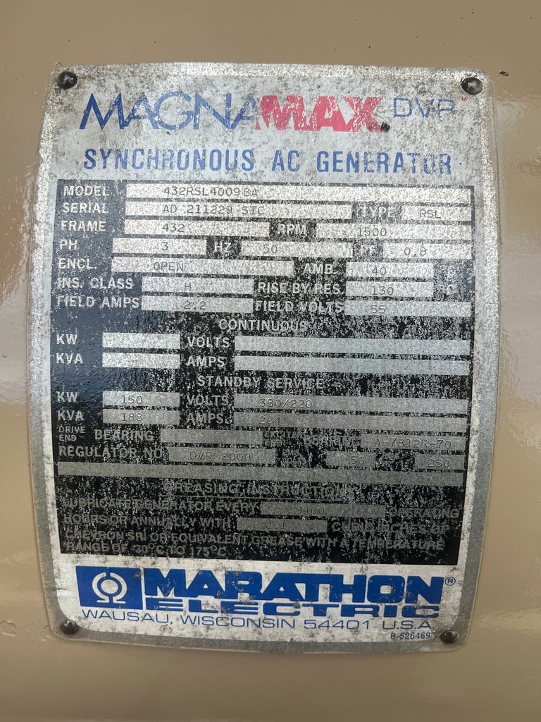 เครื่องปั่นไฟคัมมิ่นส์มือสอง