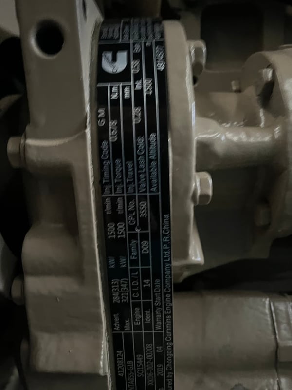 เครื่องปั่นไฟคัมมิ่นส์มือสอง