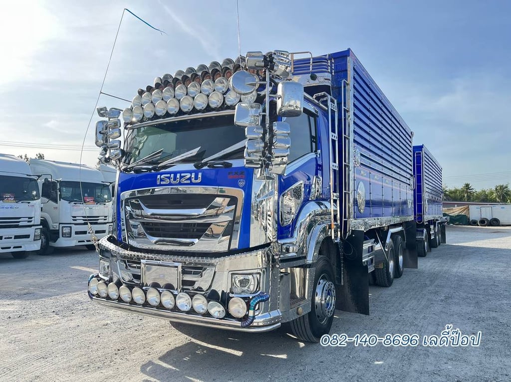 สิบล้อดั้มพ์พ่วงเกษตร ISUZU FXZ 360แรง ปี 66 (3111,3112) 