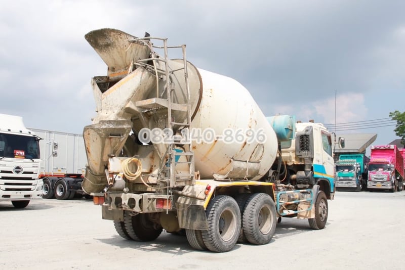 สิบล้อโม่ปูน HINO FM1A  330 แรง ปี 55 (0741)