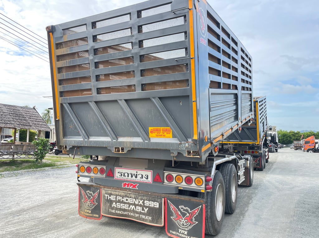 สิบล้อดั้มพ์พ่วง ISUZU FXZ 360 แรง ปี 2566 (7740,7741)