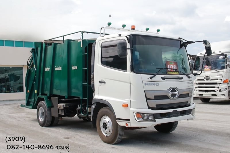 หกล้อบรรทุกขยะ Hino FC9J 210 ปี 65(3909)