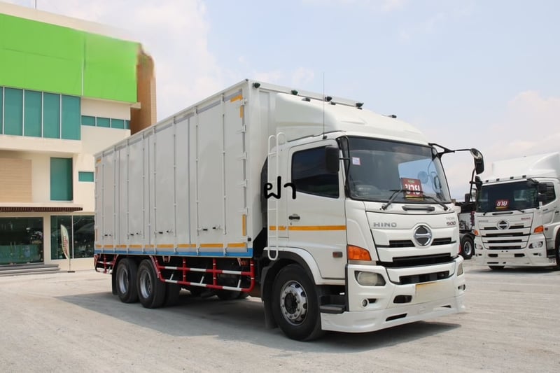 💙หนุ่มตี๋มาแล้วจ้า💙 สิบล้อตู้สิบบาน HINO FL8J 260 แรง ปี 2561 (2717)