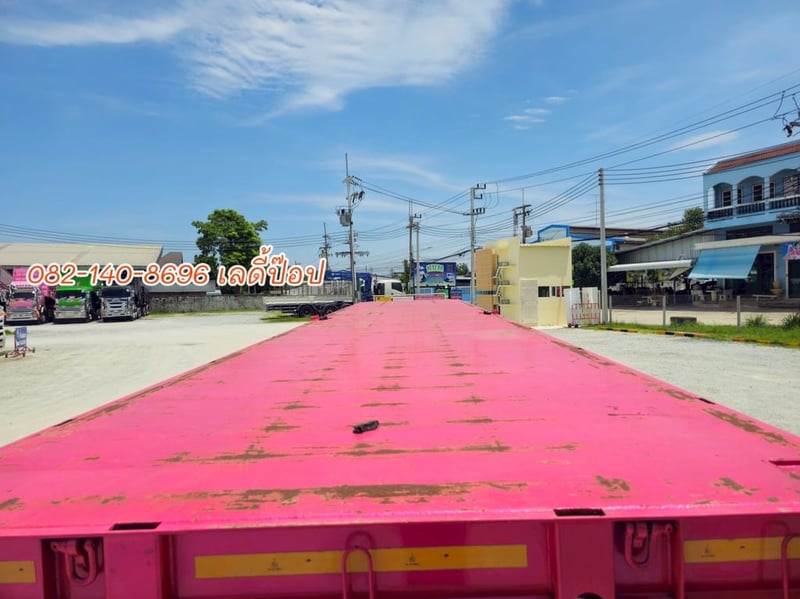 หางพื้นเรียบ สามเพลา อู่ The Sun  ปี 65 (0376)