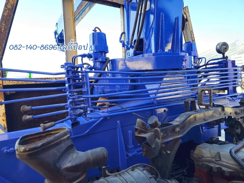 หกล้อกระบะติดเครน TADANO 8 ตัน 3 ปลอก HINO FG8J 212แรง ปี 2556 (7098)