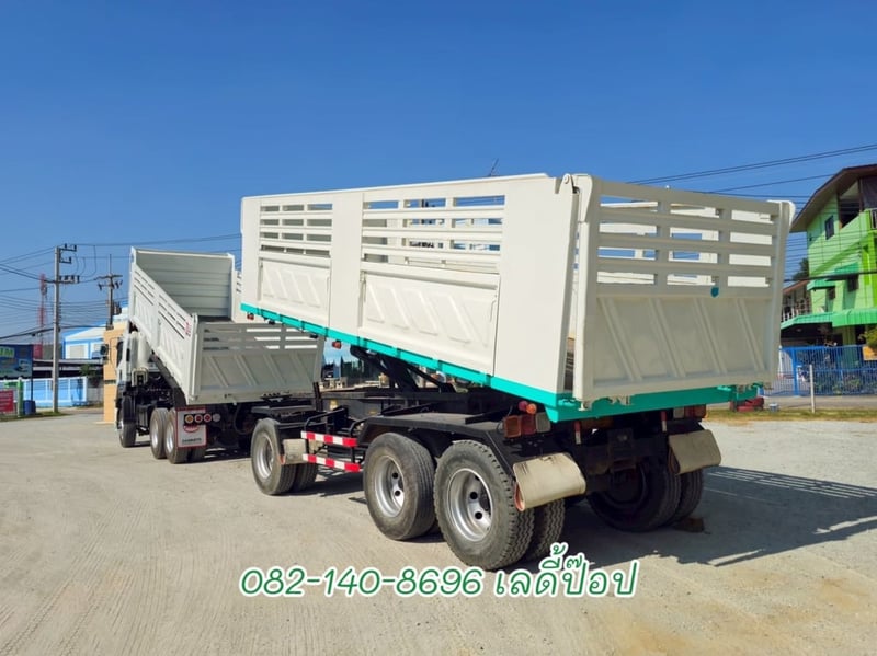 สิบล้อดั้มพ์พ่วง ISUZU FXZ  360แรง ปี 56 (2374,8972)