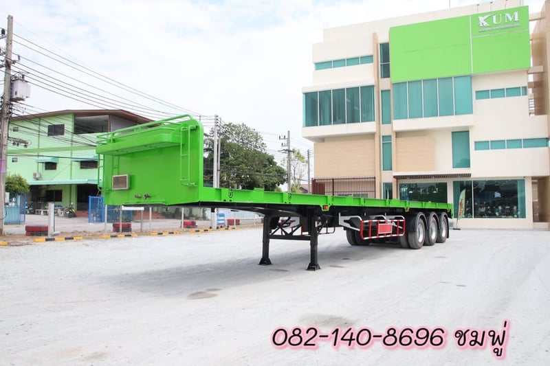 หางพื้นเรียบ สามเพลา อู่ ส.สมบัติ ปี 61 (5529)