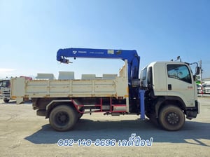  หกล้อดั้มพ์ติดเครน ISUZU FTR 240แรง ปี 66 (3266)