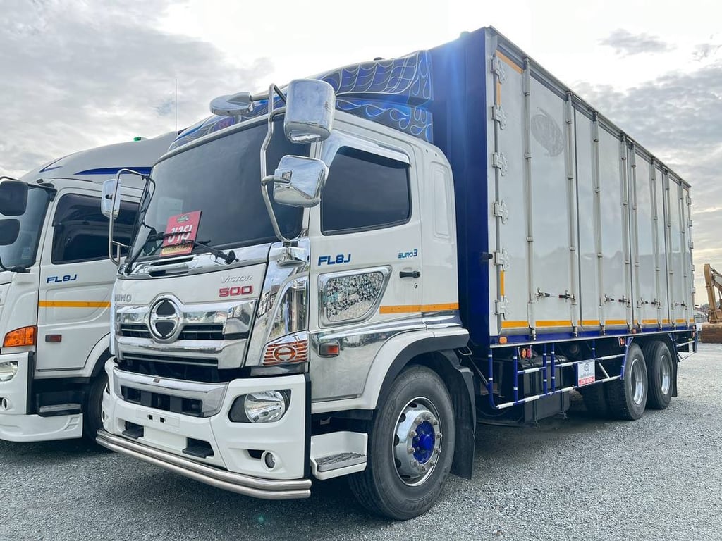 สิบล้อตู้สิบบาน HINO FL8J 260แรง ปี 2564 (6127)