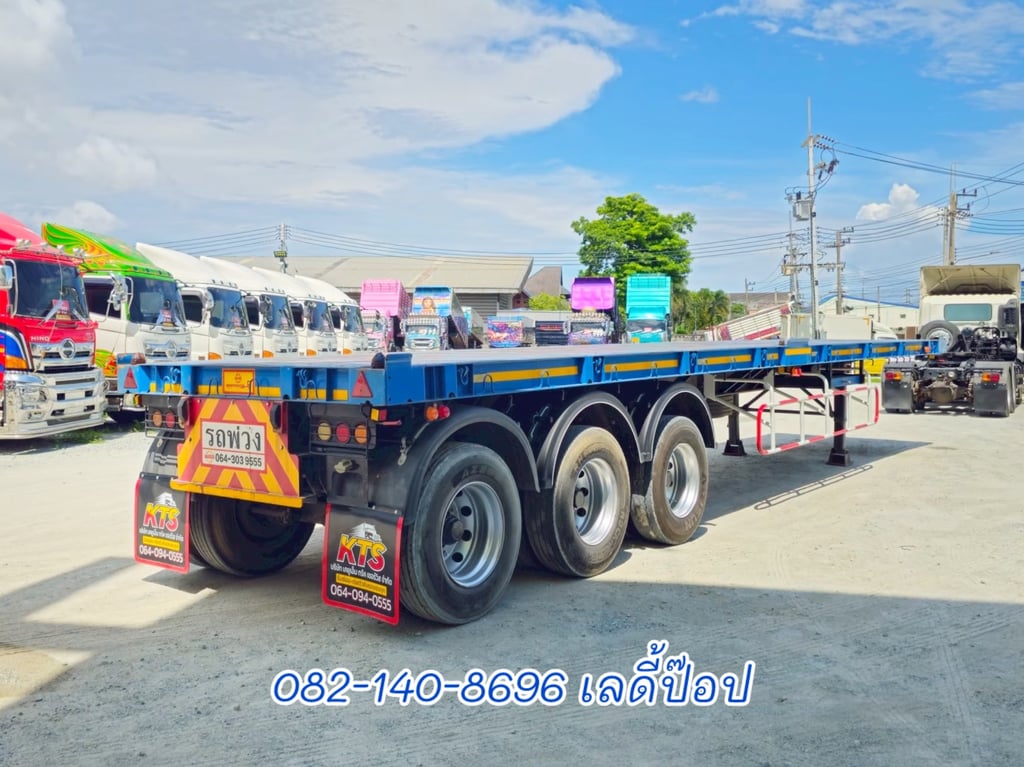 หางพื้นเรียบ สามเพลา อู่ WAFA ปี 65 (5439) หางพื้นเรียบ สามเพลา อู่ WAFA ปี 65 (5439)