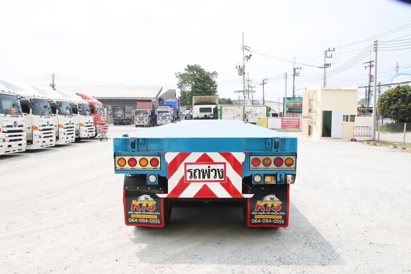 หางพื้นเรียบ สามเพลา อู่ สหะกิจ ปี 2561 (5341)