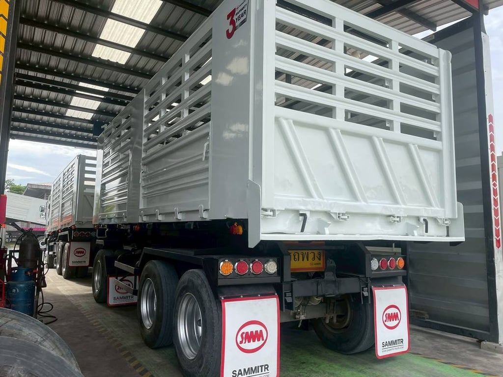 สิบล้อดั้มพ์พ่วงแม่ลูก ISUZU FXZ 360 ปี 65 ดั้มพ์สามมิตรแท้ (3843,3844)