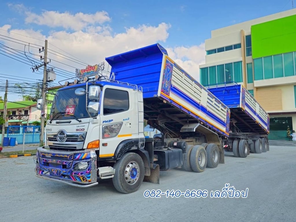 สิบล้อดั้มพ์ HINO FM2P 380แรงม้า ปี 61 (8844,8845)