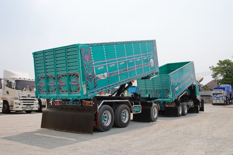  สิบล้อดั้มพ์พ่วง ISUZU FXZ  360 แรงม้า ปี 65 (1245,1246)