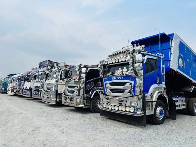 💥ขายตัด สิบล้อดัมพ์พ่วงแม่ลูก💥  สิบล้อดั้มพ์ ISUZU  FXZ 360 แรง ปี 2566 (5236,3237)